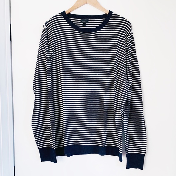 J. Crew Cotton Crewneck Sweater - Picture 3 of 4